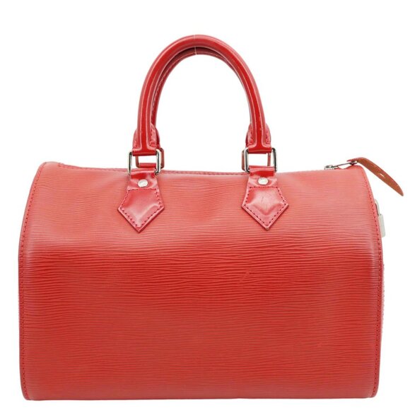 Louis Vuitton  Speedy 25 Epi Leather Satchel Bag Red - Picture 3 of 15